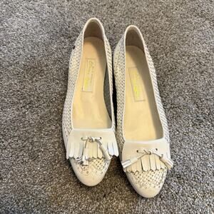 Vintage Etienne Aigner Woven Kiltie Flats 7.5 N